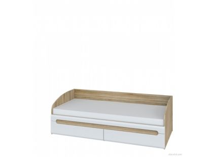 Кровать Леонардо 90х200 МН-026-12 с двумя выдвижными ящиками