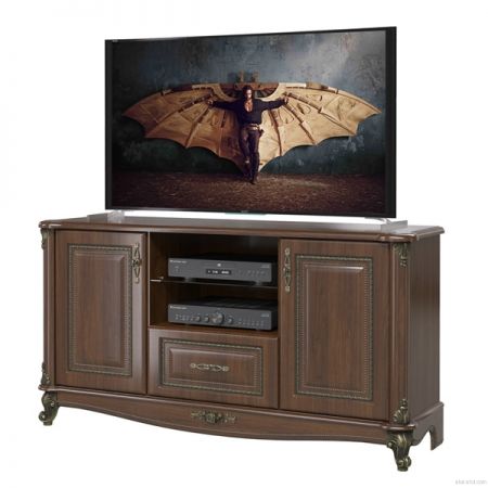 Тумба TV Да Винчи 1350х478х683 мм тайский орех