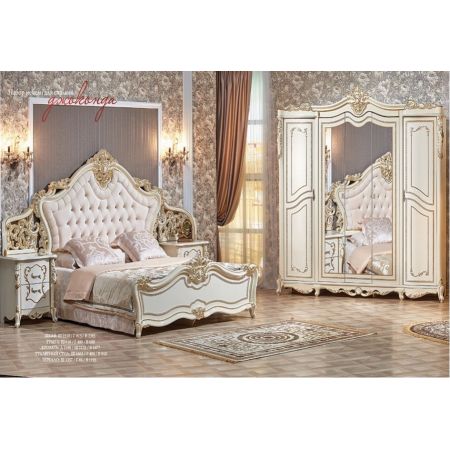 Кровать Джоконда Люкс 180х200 цвет: крем