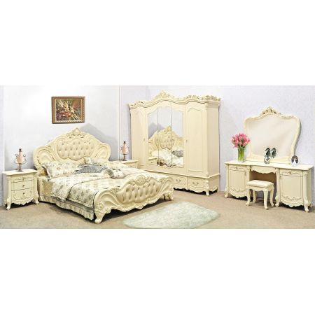 Кровать Элиза Люкс 180х200 цвет: крем