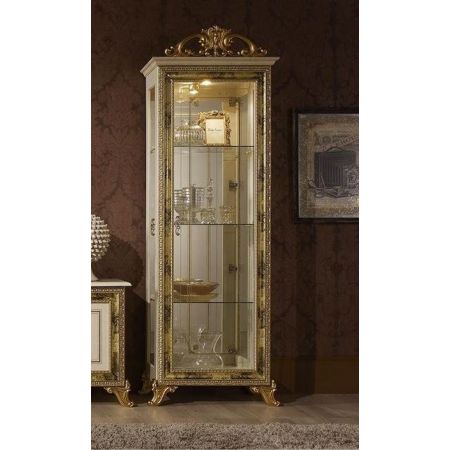 Витрина 1-дверная Катя  размеры 2172*756*480 мм беж