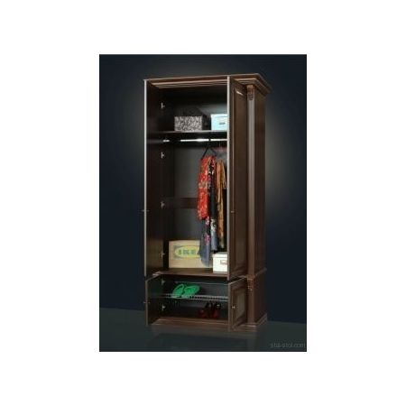 Шкаф 2-х створчатый Б5.15-2, Размеры: 1125х590х2310 мм, цвет орех