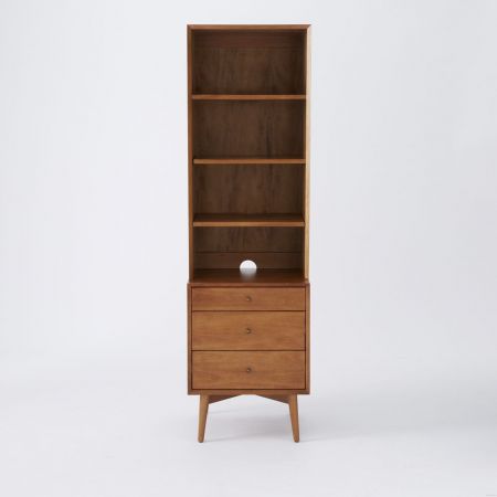 Комбинированный шкаф-стеллаж Mid-Century Media Tower (52 cm) - Acorn