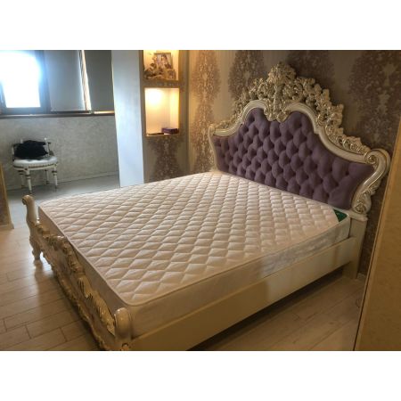 Спальня "Венеция Классик" (Кровать 1,8, 2 тумбы, туалетный стол, зеркало, пуф, шкаф 6ст.)