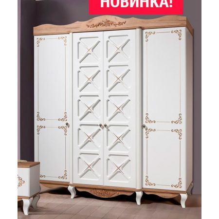 Спальня Нелли 4.1 (каркас "дуб крафт золотой")