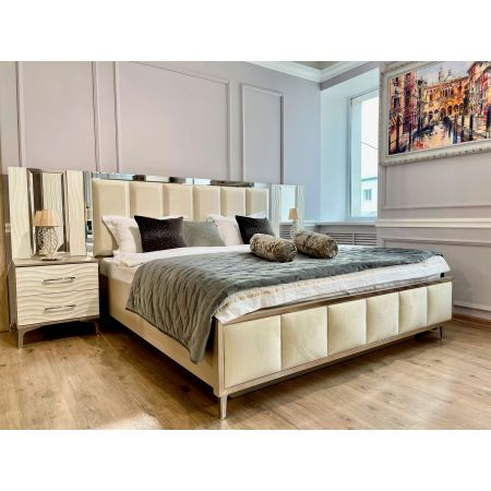 Кровать Gravita 160x200 см белый глняец