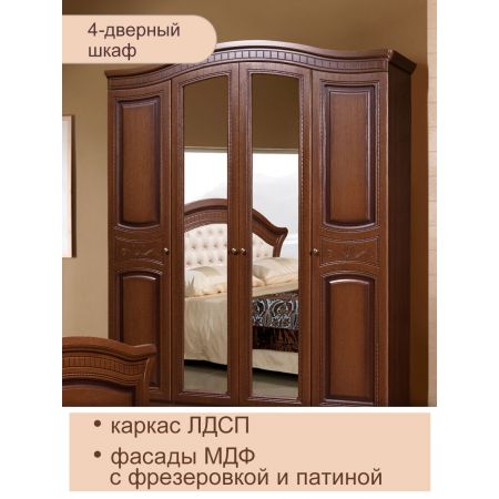 Спальня Любава 4 Дуб Форест Деко Групп