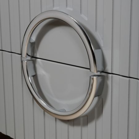 Спальня Никея 6.1К серая/серое изголовье