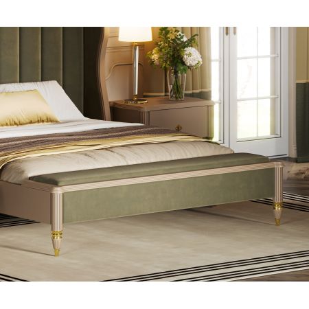 Кровать 180х200 София зеленый/беж