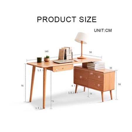 Стол письменный Vancleave Office Desk, Ash
