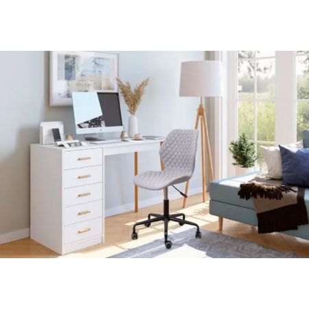 Стол письменный Nordik-2 White, 120 см х 52 см х 81 см