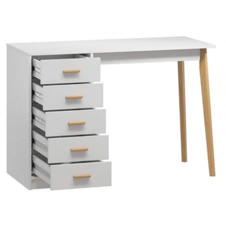 Стол письменный Nordik-2 White, 120 см х 52 см х 81 см