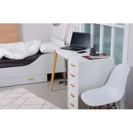 Стол письменный Nordik-2 White, 120 см х 52 см х 81 см