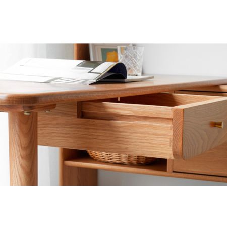 Стол письменный со стеллажом ST351 Office Desk With Side Bookcase