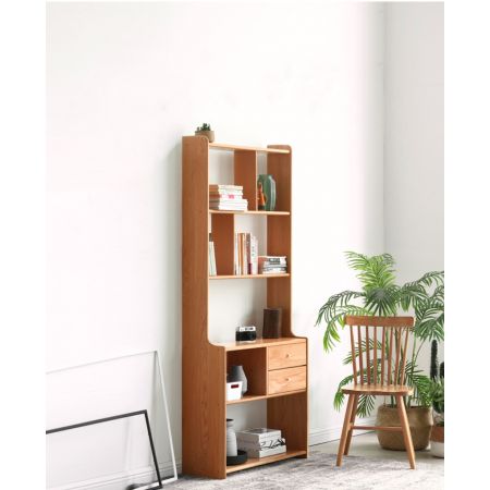 Стол письменный со стеллажом ST351 Office Desk With Side Bookcase