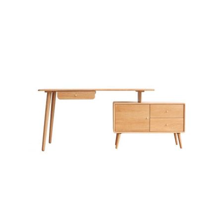 Стол письменный со стеллажом ST351 Office Desk With Side Bookcase