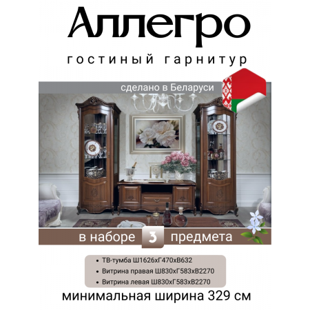 Гостиная Аллегро ноче ренуар Слониммебель