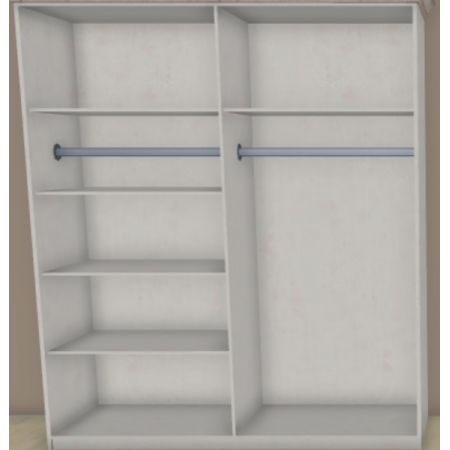 Шкаф 4-створчатый распашной Фелисия 1800×610×2300 мм | Фабрика Эра