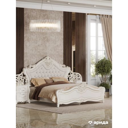 Кровать Джоконда Люкс 180х200 цвет: крем