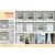 Шкаф-купе Классик 2-х дверный Овал глухой 1730мм Слоновая кость