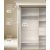Шкаф-купе Классик 3-х дверный 3 рамки 1 зеркало 2380мм Слоновая кость