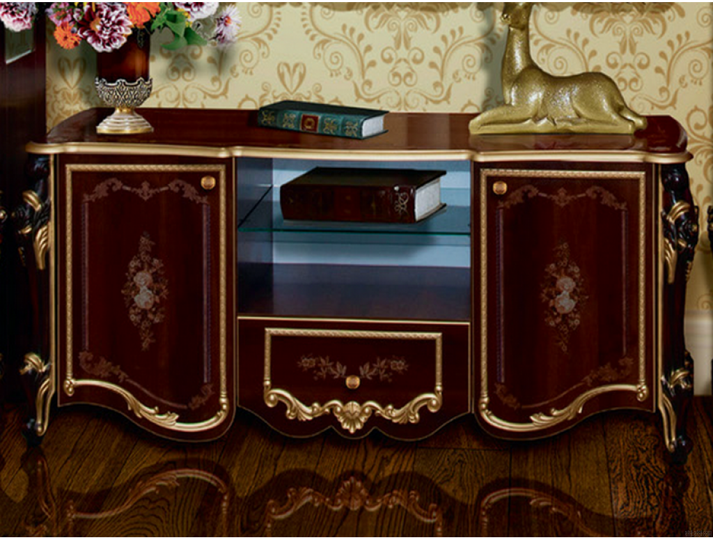 Гостиная Шейх ТВ комплект тайский орех