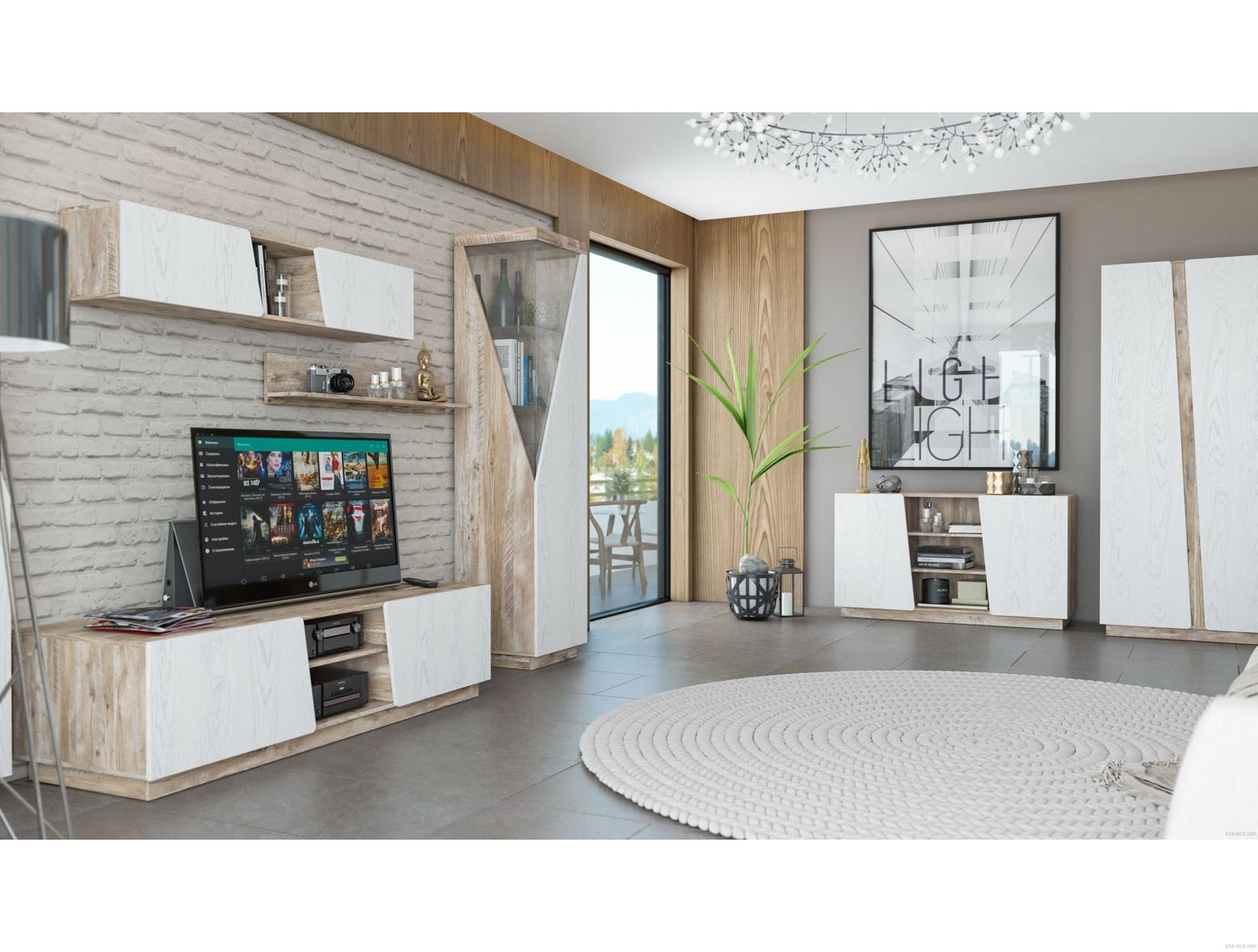 лайт мебель для гостиной