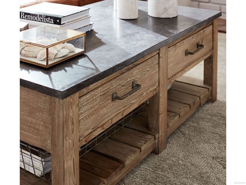 Pottery barn 2024 parker coffee table